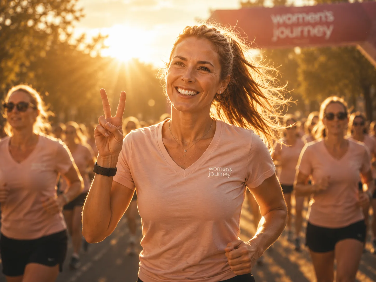 Women's Journey Zieleinlauf Women's Journey Zieleinlauf